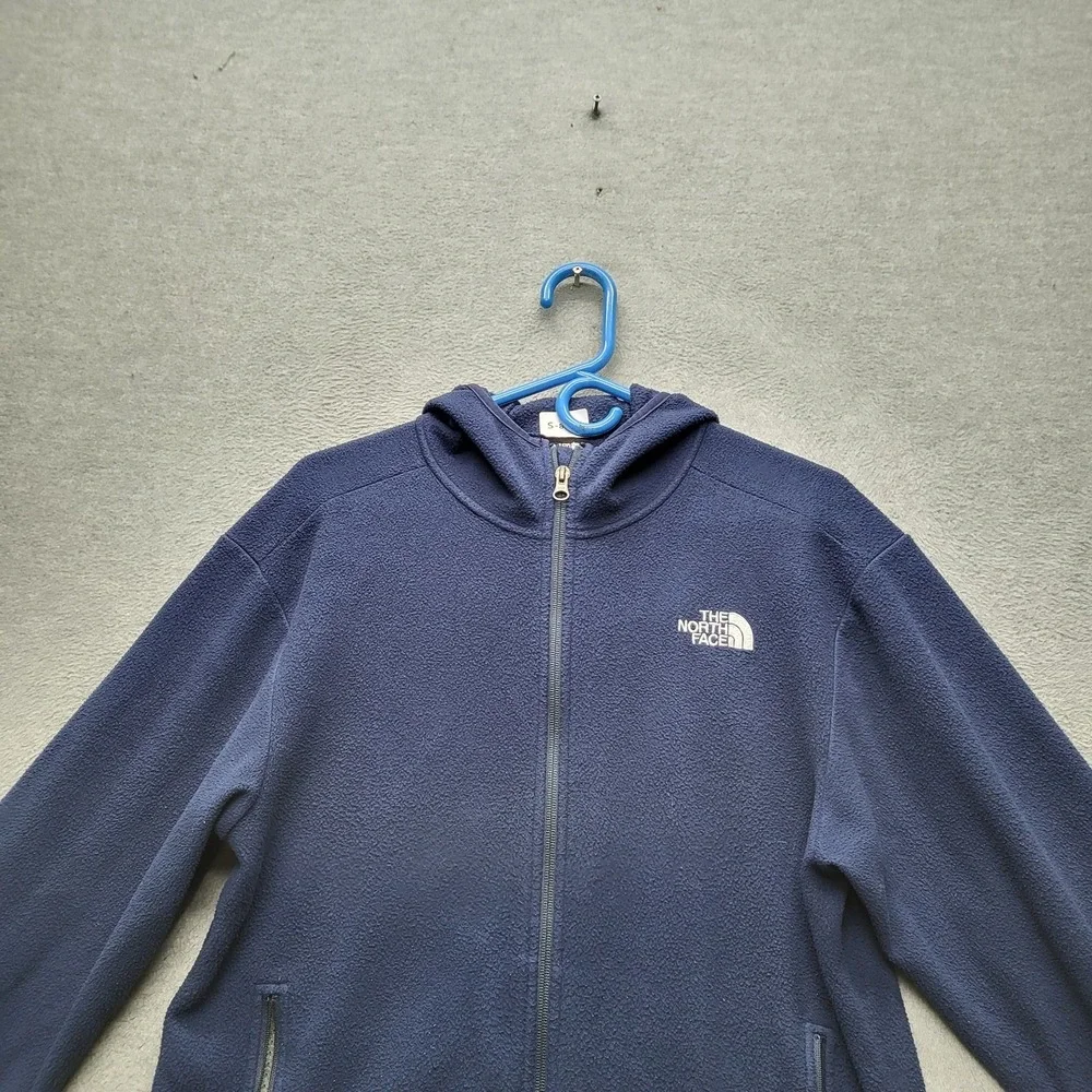 The‎ North Face Men Hoodie M Navy Logo Embroidery Fleece Activewear Gorpcore